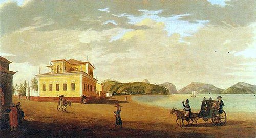 Panorama circular da Praia de Botafogo (Ausschnitt), 1835, 