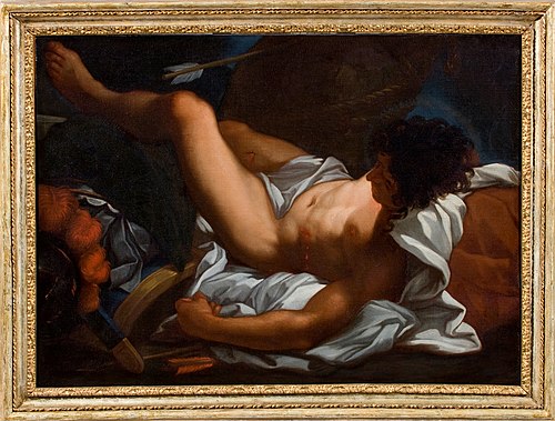 San Sebastiano morente, , 