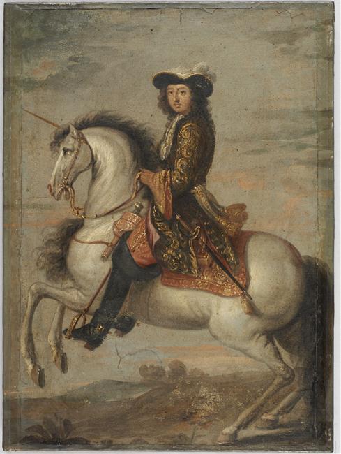 Portrait équestre de Louis XIV, 1900, 