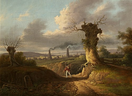 The Old Glass Works, Nailsea, 1810, 