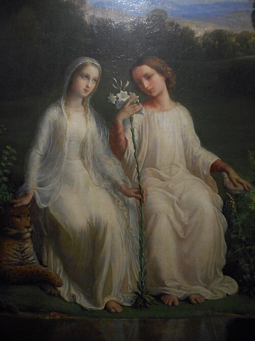 Two young Ladies, , 