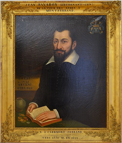 Portrait du Président Jean Savaron, 1700, 