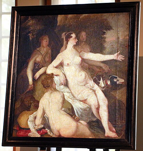 Diana among the nymphs, 1650, 