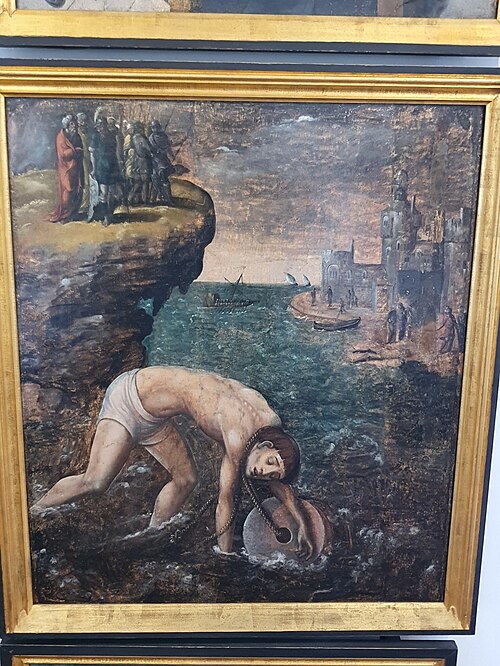 Corpo de São Vicente lançado ao mar e devolvido à praia, 1540, 