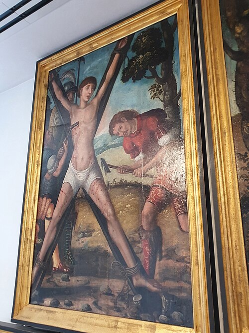 Suplício na aspa, 1540, 