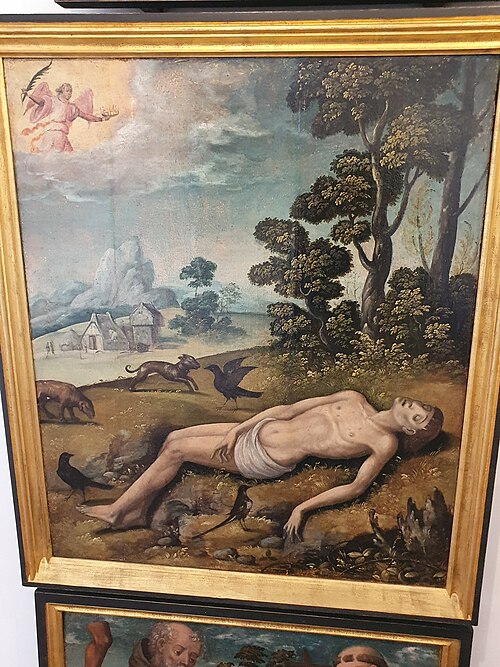 Corpo de São Vicente abandonado, 1540, 