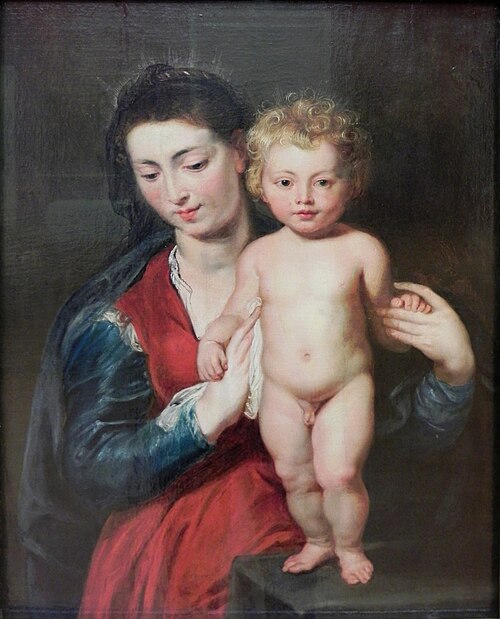 Virgin and child, 1630, 