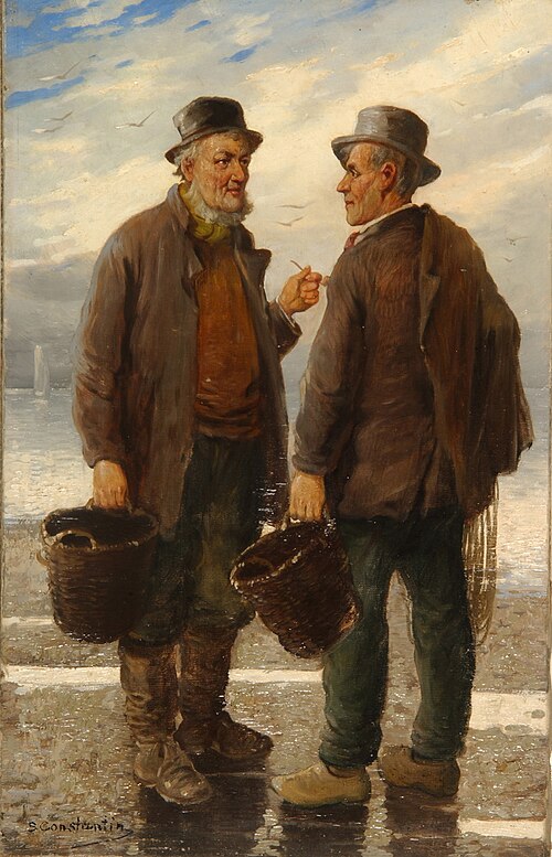 Ribiča v pogovoru, 1850, 