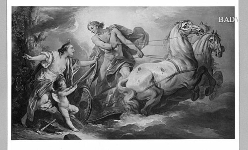 Prometheus (Clythia von Apoll in eine Heliotropblüte verwandelt), 1728, 