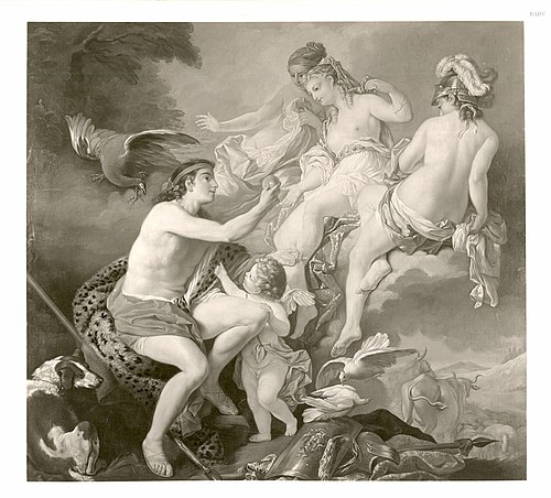 Das Urteil des Paris, 1750, 