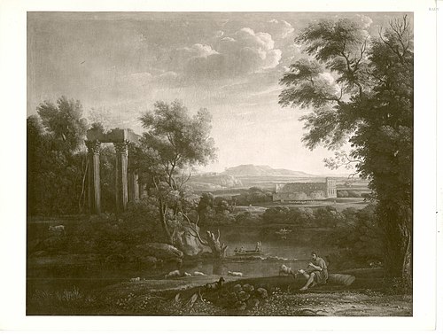 Paysage avec des pêcheurs, 1625, 