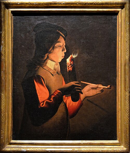 Le Souffleur à la pipe, 1650, 