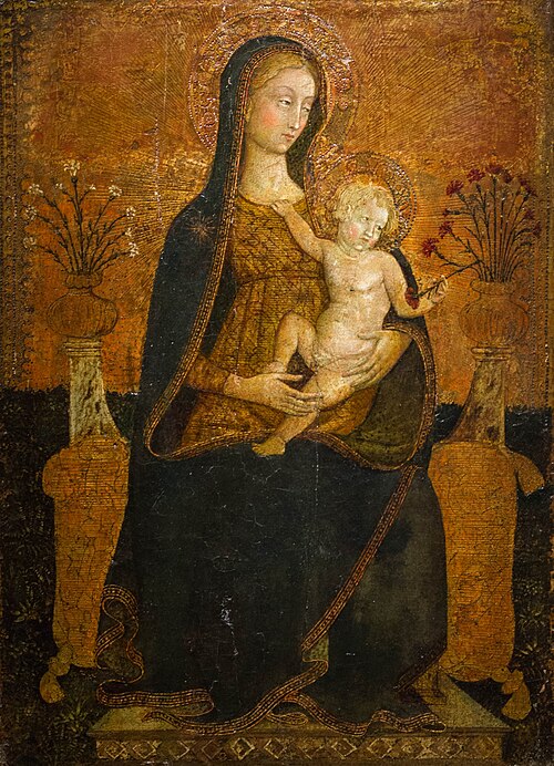 La Vierge à l'Enfant Jésus, 1450, 