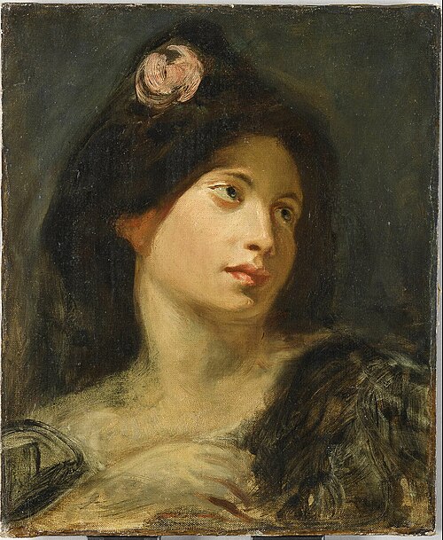 Tête de femme, 1850, 