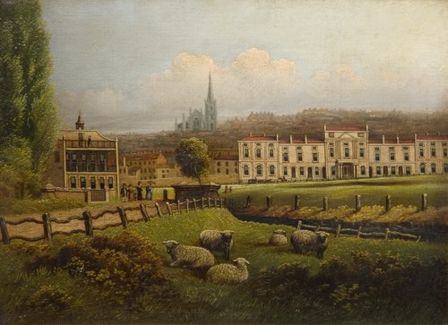 Racecourse, Bradford Street, Walsall, 1850, 
