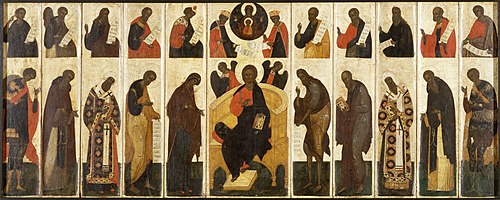 Great Deesis with Prophets, 1550, 