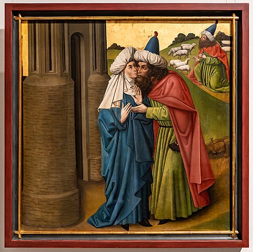 Begegnung von Joachim und Anna, 1460, 