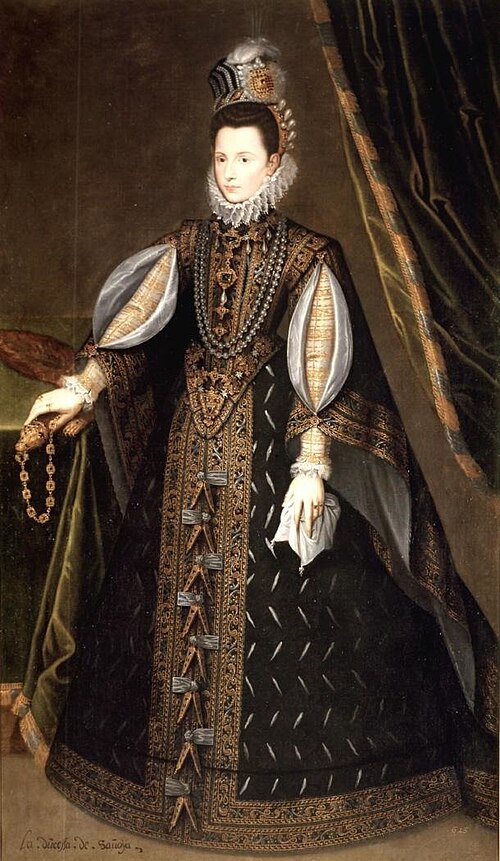 Catalina Micaela of Spain, Duchess of Savoy, 1588, 