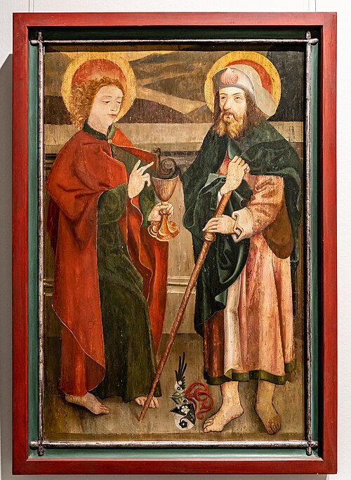 Johannes Evangelist und Jakobus der Ältere, 1470, 