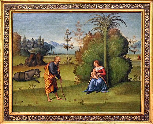 Le Repos pendant la fuite en Égypte, 1520, 