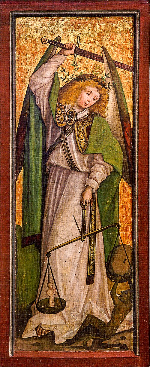 Erzengel Michael - Margareta von Antiochien, 1490, 