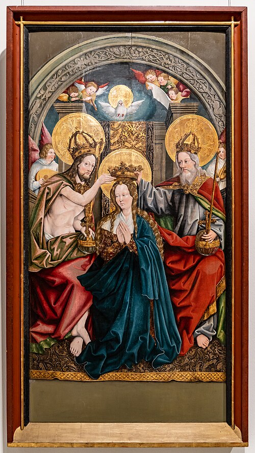 Marienkrönung - Enthauptung Johannes des Täufers - Martyrium der Ursula von Köln, 1520, 