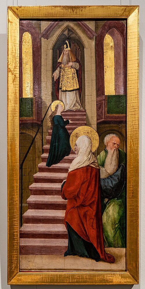 Tempelgang Mariens, 1520, 