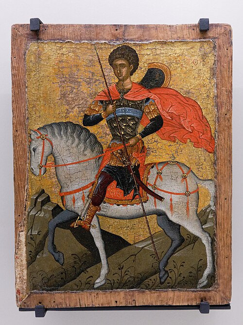 Saint Georges à cheval, 1425, 