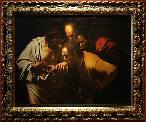 Incredulity of S Thomas, 1615, 