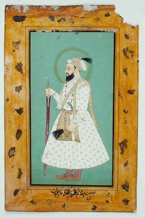 Portrait of Shah Jahan, 1710, 