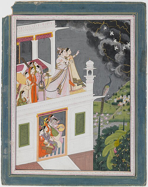 Lovers Watching an Approaching Thunderstorm, 1785, 