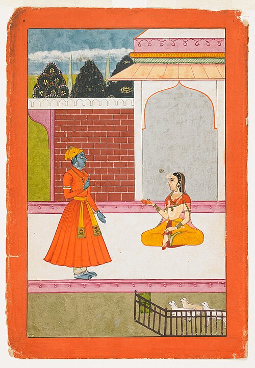Krishna and Radha, 1680, 