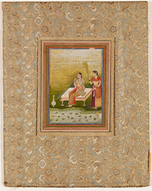 Court Lady with Attendant, 1725, 