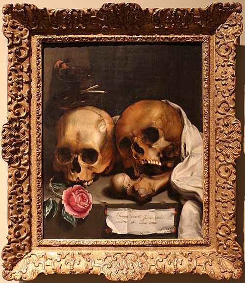 Still-life with Vanitas, 1629, 