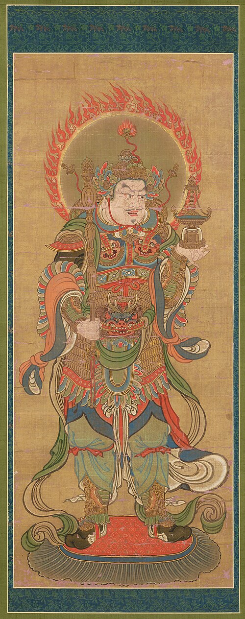 Bishamonten [one of a set of Twelve Devas], , 