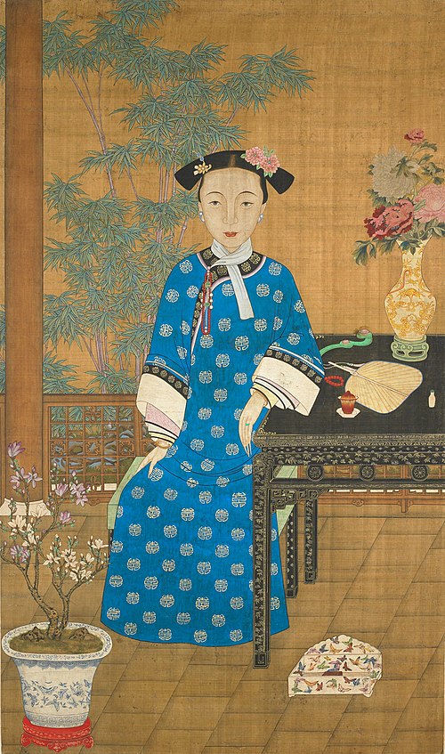Birthday Portrait of a Young Manchu Lady, 1825, 