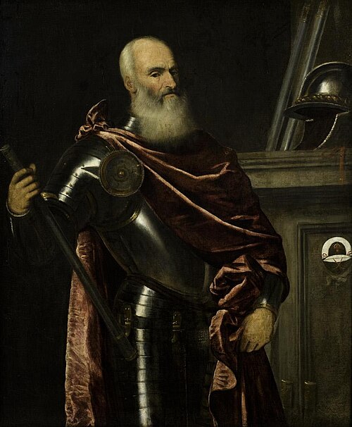 Amiral vénitien en armure, Vincenzo Capello, 1540, 