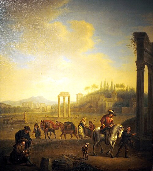 Landscape with Roman Ruins, , 