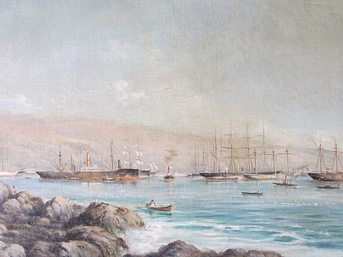 Bahía de Valparaíso, 1912, 