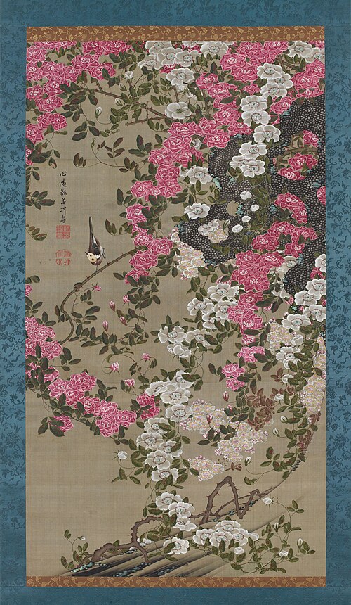 Roses and Small Bird, 1700, 
