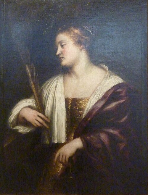Sainte Catherine d'Alexandrie, 1650, 