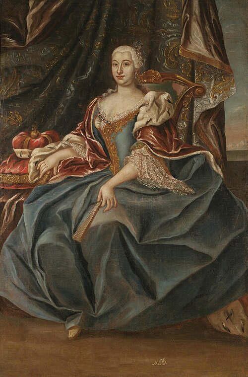 Porträt der Anna Ludwika Radziwiłł (1729-1771), 1757, 