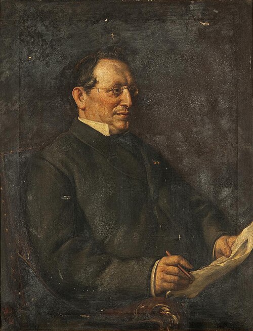 portret bestuurder Centraal Isr. Weeshuis Utrecht, 1885, 
