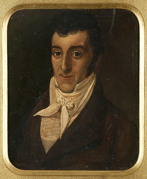 portret van joodse heer, 1810, 
