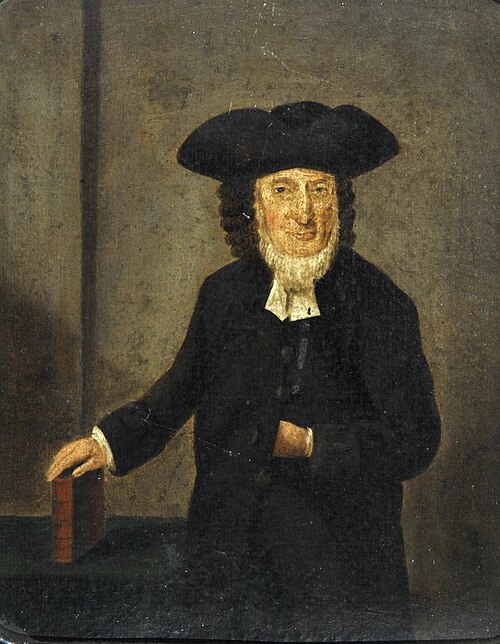 Porträt von Rabbi David Jacobs Stibbe, 1806, 