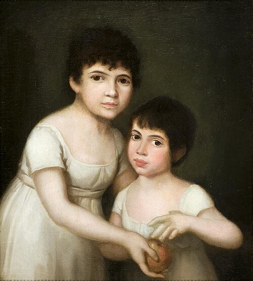 Porträt von Rahel und Rose Levin, 1787, 