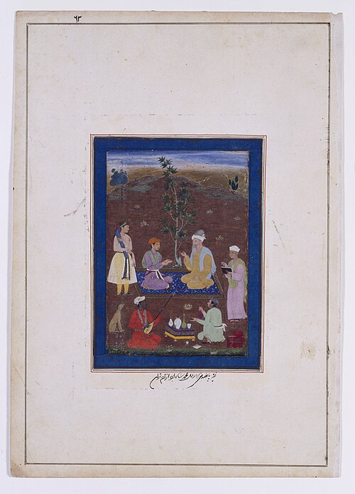 A Prince Meeting a Muslim Holy Man, 1610, 