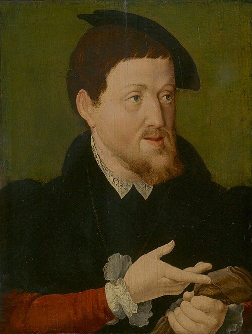 Portrait of emperor Charles V, 1530, 