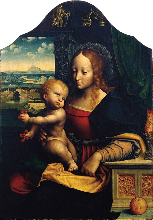 Madone aux cerises, 1537, 
