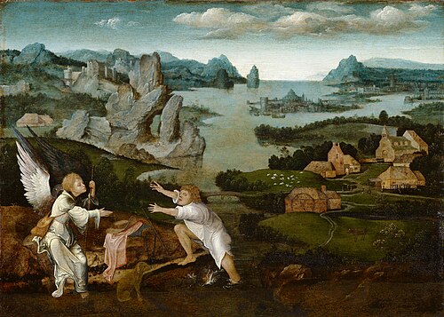 Paysage avec Tobie et l'ange, 1512, 